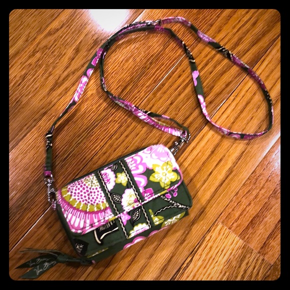 Vera Bradley Handbags - Vera Bradley Olivia Pink cross body wallet